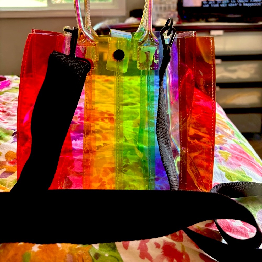 Rainbow Transparent Tote Bag